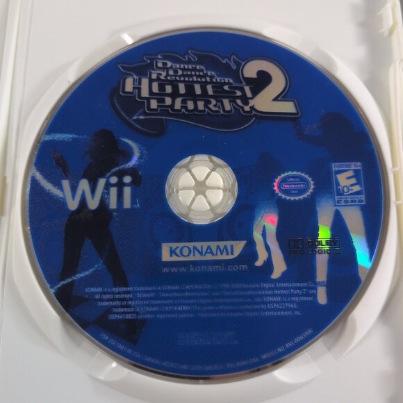 2 Dance Dance Revolution Pad RU054 Hottest Party 2 Nintendo Wii Konami TESTED - Picture 5 of 15